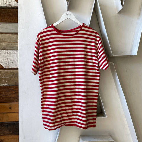90’s Striped Tee - Large