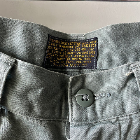50’s USAF Utility Trousers - 28” x 33”