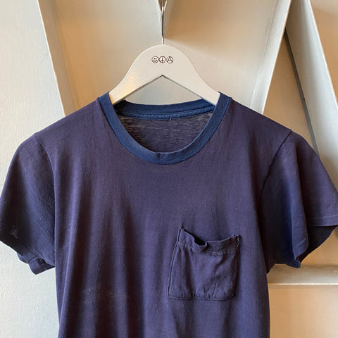 70’s Two Tone Pocket Tee - Small