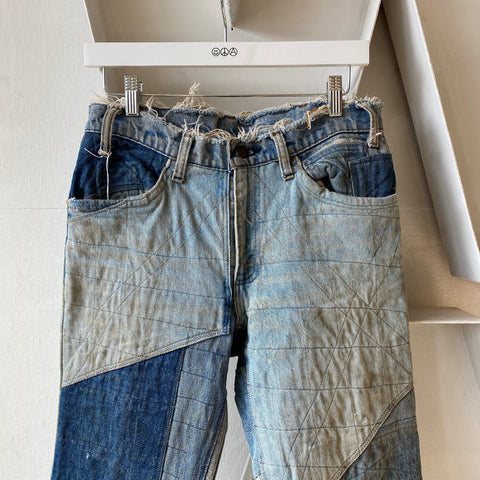 70's/80's Levi’s Patchwork Orange Tabs - 30” x 31”