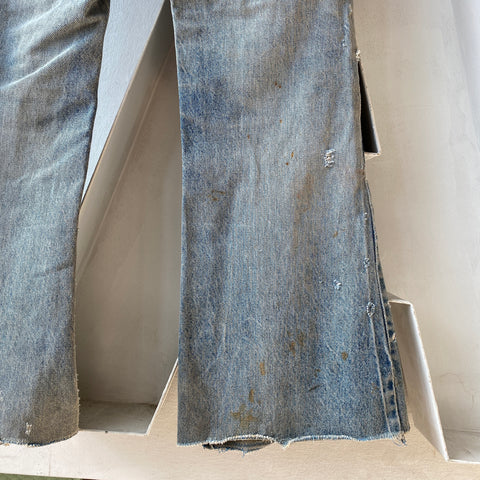 70's/80's Levi’s Patchwork Orange Tabs - 30” x 31”