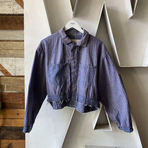 70’s Cropped Work Jacket - Large