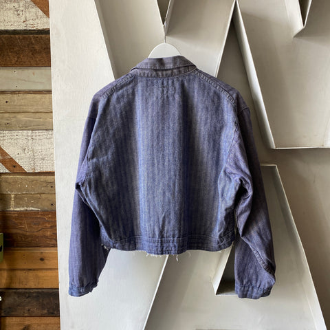70’s Cropped Work Jacket - Large