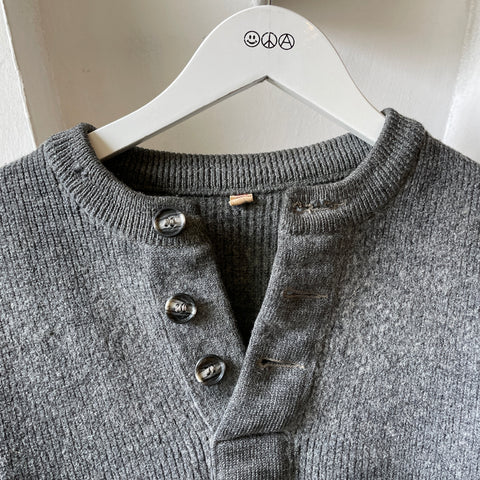 40’s Military Heavy Wool Sweater - Small