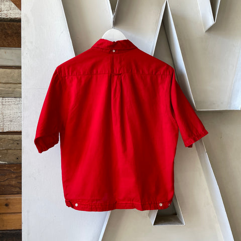 60’s Cropped Bowling Shirt - Medium