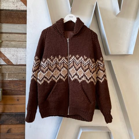 70’s Lined Cowichan - Large