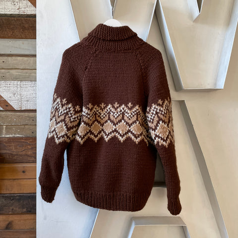 70’s Lined Cowichan - Large
