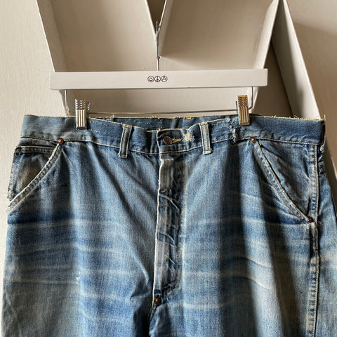 60’s Can’t Bust Em Faded Thrashed Denim - 38” x 28”