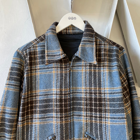 70’s Wool Plaid Jacket - Medium