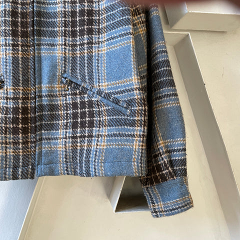 70’s Wool Plaid Jacket - Medium