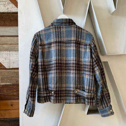 70’s Wool Plaid Jacket - Medium