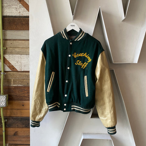 60's Running Man Varsity Jacket - Large