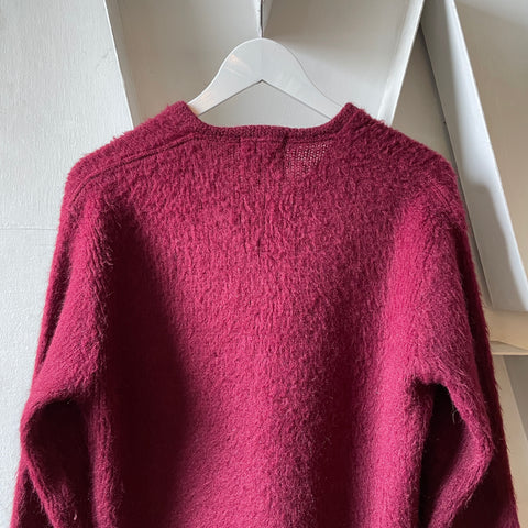 60’s Mohair V Neck Sweater - Medium