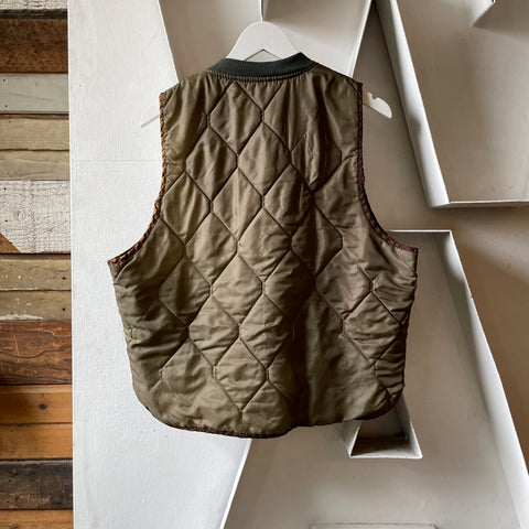 60’s Quilted Hunting Vest - Small