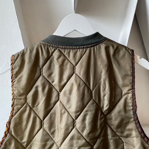 60’s Quilted Hunting Vest - Small