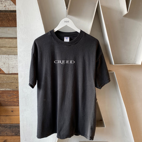Y2K Creed Human Clay Tee - Large