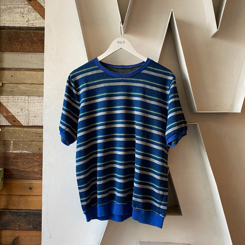 70's Striped Sweat - Large