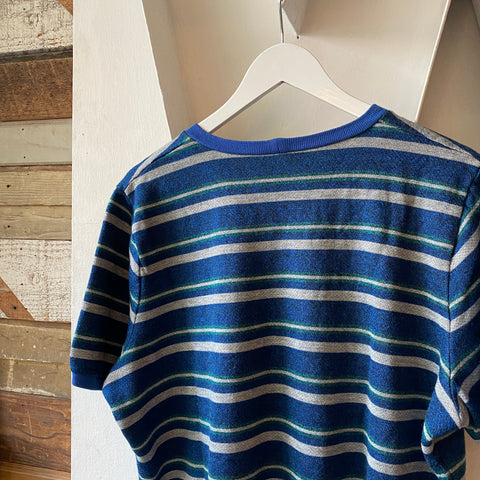70's Striped Sweat - Large