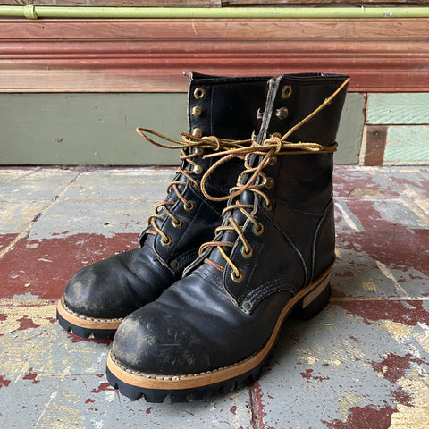 Georgia Leather Logger Boots - W's 7.5