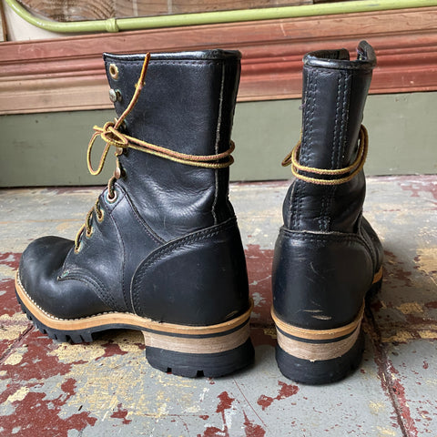 Georgia Leather Logger Boots - W's 7.5