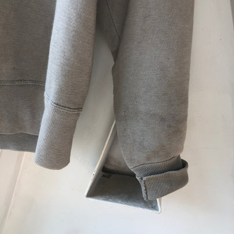 60's Collared Sportswear Sweatshirt - Large