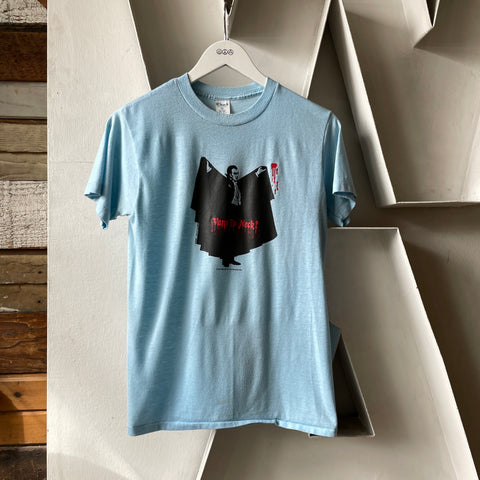70’s Vant to Neck Dracula Tee - XS