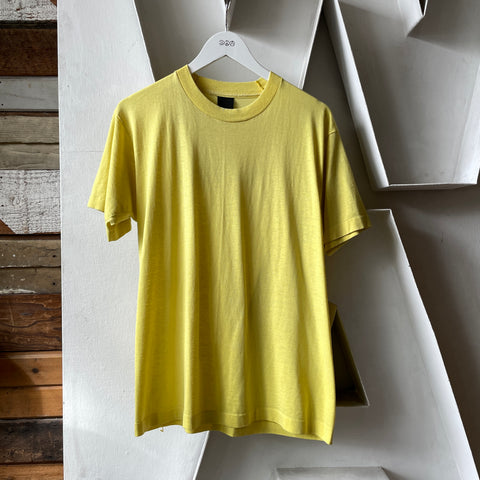 80’s Blank Yellow Tee - XL
