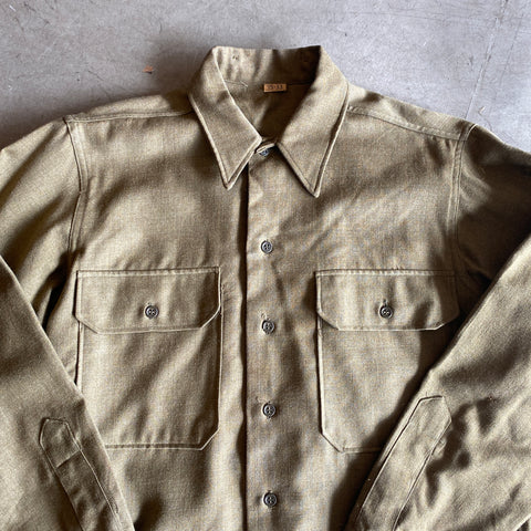 '44 WWII Wool Button-up - Large