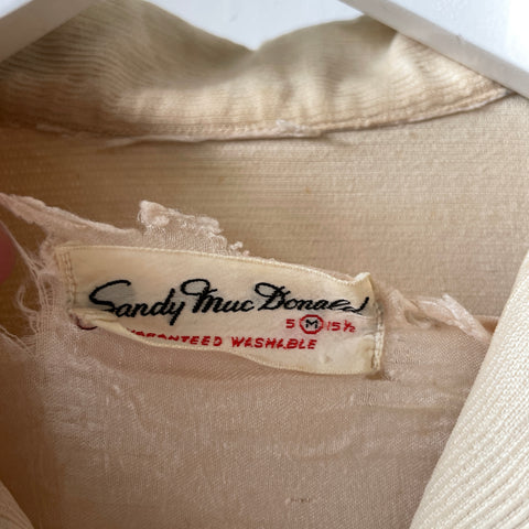 50’s Corduroy Loop Collar - Large