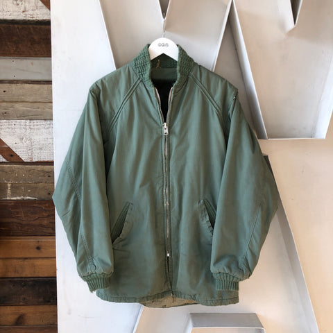 60's Long Bomber Jacket - Large