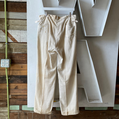 30’s Sun Cool Side Tie Trousers - 34” x 31”