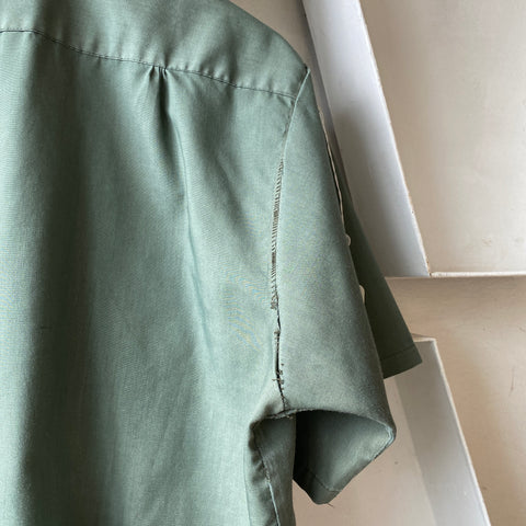 60's Perm Press Button Up - Large