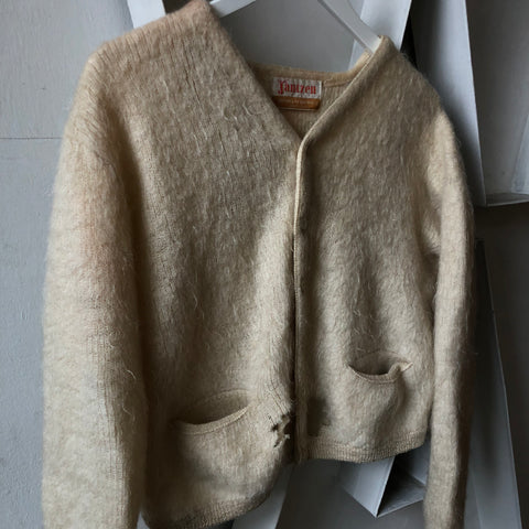 Thrashed Jantzen Mohair Cardigan - Medium