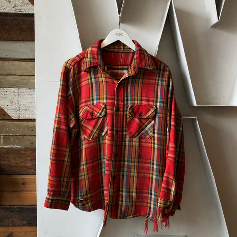 70’s Thrashed Cotton Flannel - XL