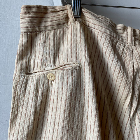 30’s Striped Trousers - 37” x 30”