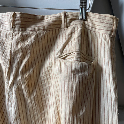 30’s Striped Trousers - 37” x 30”