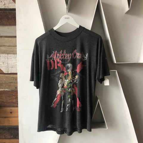80's Paper Thin Motley Crue Tee - Large