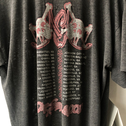 80's Paper Thin Motley Crue Tee - Large