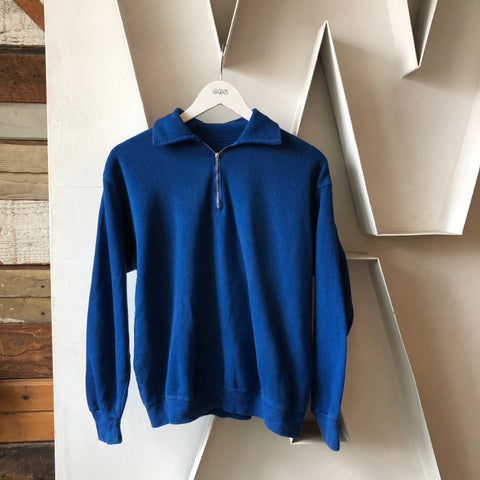 70’s Quarter Zip Sweatshirt - Medium -