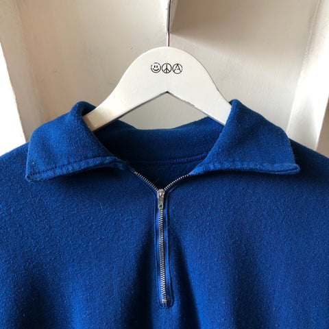 70’s Quarter Zip Sweatshirt - Medium -