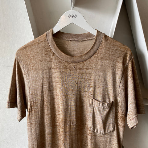 80's Paper Thin Pocket Tee - Medium