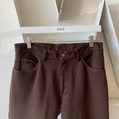 80's Levi’s Brown Trousers - 31” x 29”