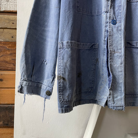 60’s Repaired French Chore Coat - Medium