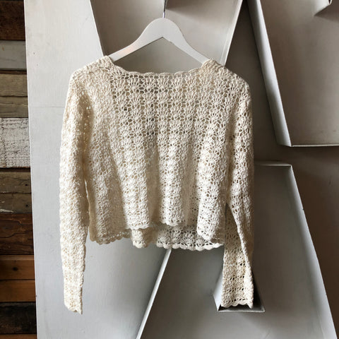 80's Crochet Top - XS