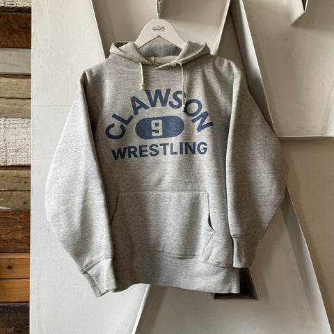 70’s Champion Blue Bar Double Face Hoodie - Medium