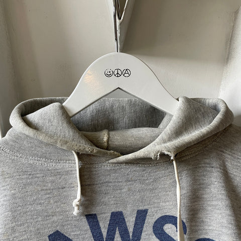 70’s Champion Blue Bar Double Face Hoodie - Medium