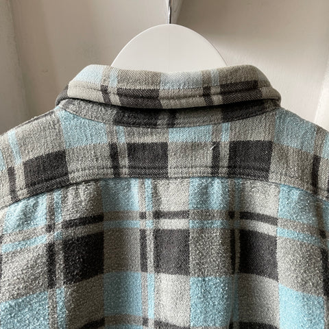 60’s Heavy Cotton Flannel Shirt - Large