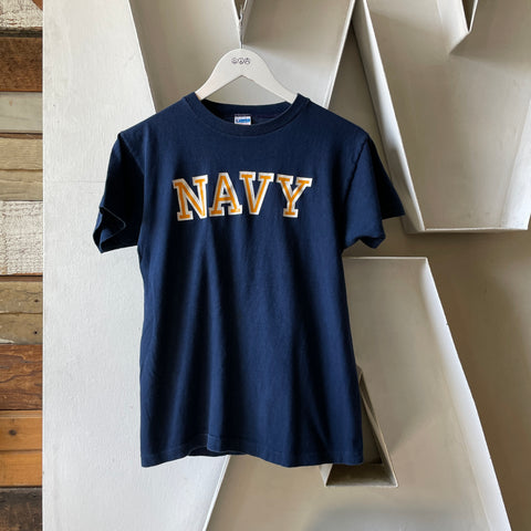 70’s Champion Navy Tee - XS