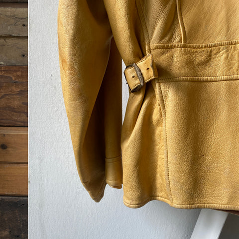 60's Leather Jacket - Large