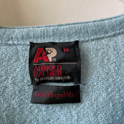 70’s Arnold Palmer Wool Cardigan - Small